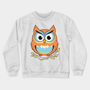 Kawaii Little Owl Crewneck Sweatshirt